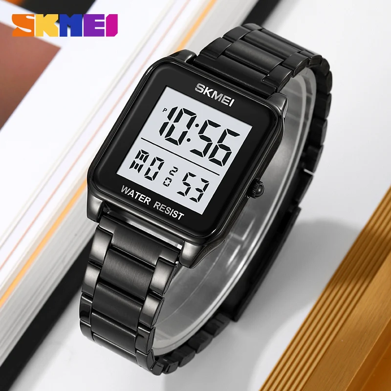 SKMEI 2154 Mens Waterproof Calendar Time Alarm Electronic