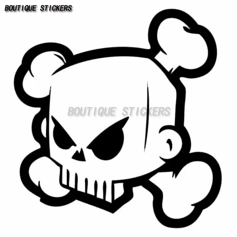 

Cartoon avatar Ken Block Skull Personalized Car Sticker Waterproof PVC Decal Car Window Motorcycle Sticker