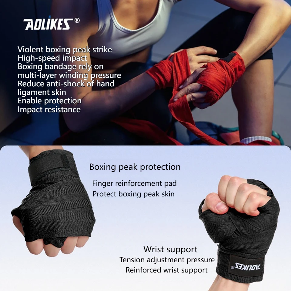 1.5M 3M 5M Boxing Bandage Muay Thai Wrist Wraps Combat Protect Boxing Sport Kickboxing Hand Wrap Training Competition