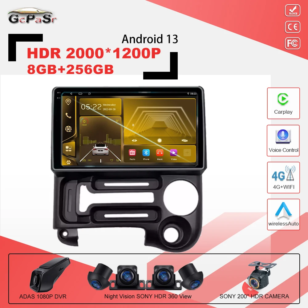 

Android 12 For HYUNDAI SANTRO 2006-2015 Multimedia Car Monitor Lettore Autoradio TV Player Vehicle GPS Navigation Stereo Radio