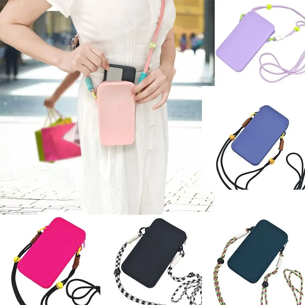 Fashion Silicone Waterproof Crossbody Bag with Large Capacity