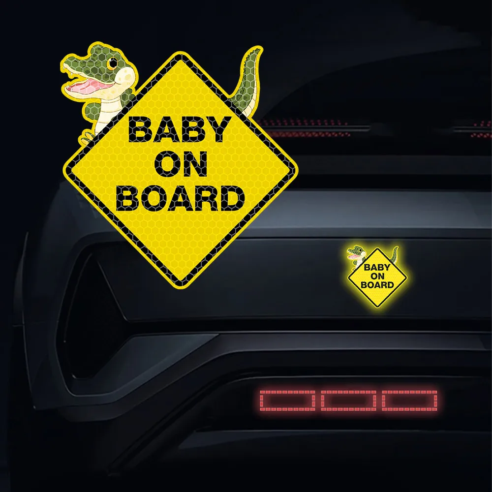 Car Sticker Warning Baby On Board Funny Cute Boy Car Exterior Accessories  Vinyl Decal Pvc Waterproof Sunscreen 15cm - Car Stickers - AliExpress