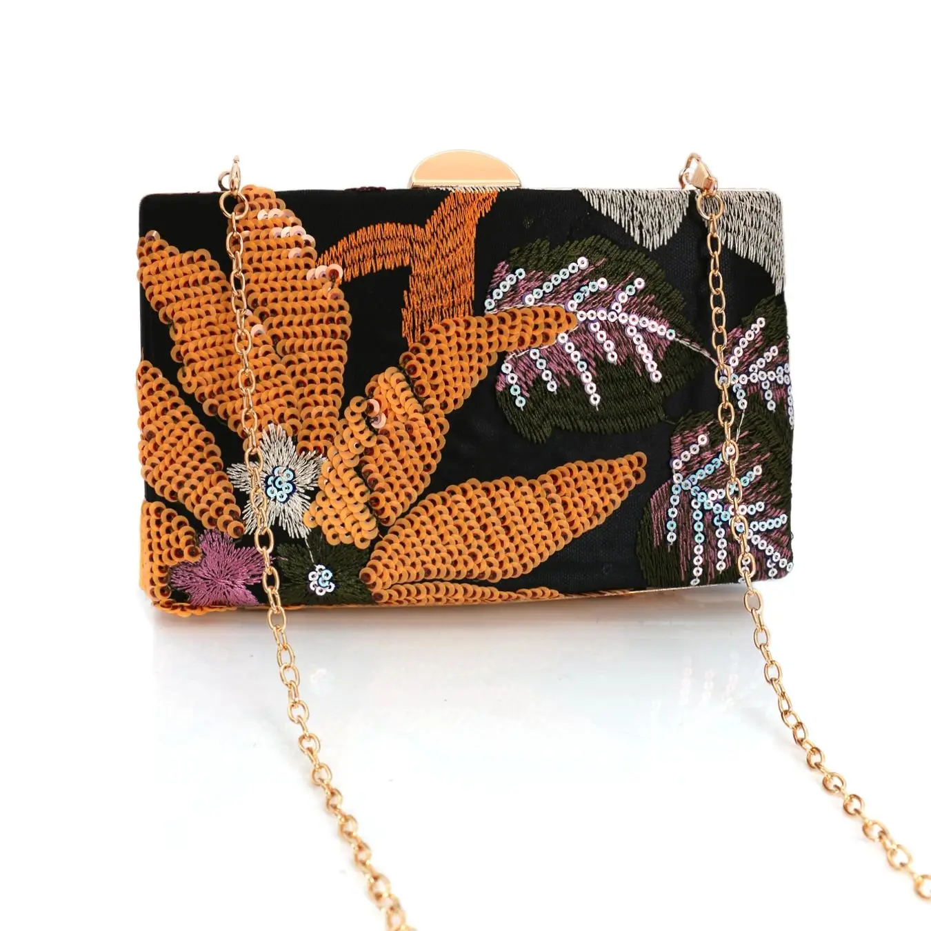 Bohemian Floral Evening Crossbody Bag for Women
