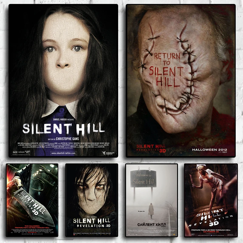 Silent Hill Classic Horror Movie Wall Art Home Decor Canvas Painting  Decoration Hotel Bar Cafe For Living Room Poster