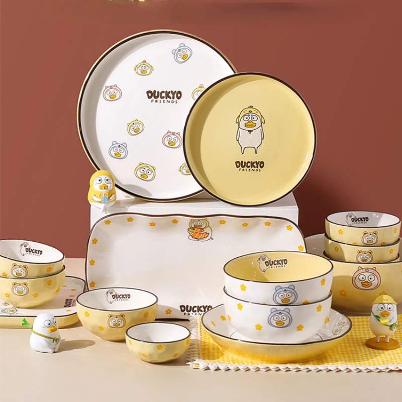 

Porcelain Dinner Plates Set Food Children Kitchen Utensils Fancy Food Plates Sets Dinnerware Pratos De Jantar Cookware Set