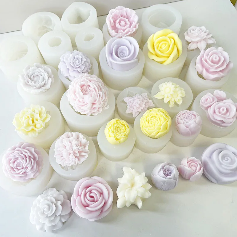 Lilac Flowers Silicone Mold DIY Cake Border Decoration Sugarcraft Polymer  Clay Crafts Mould 