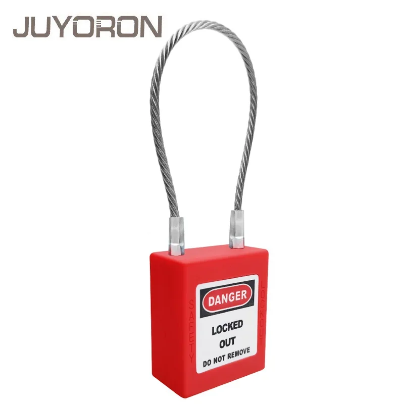 Lockout Tagout Safety Padlock Keys Industrial Engineering Electrical Isolation Insulation Safe Lock Plastic ABS Body LOTO