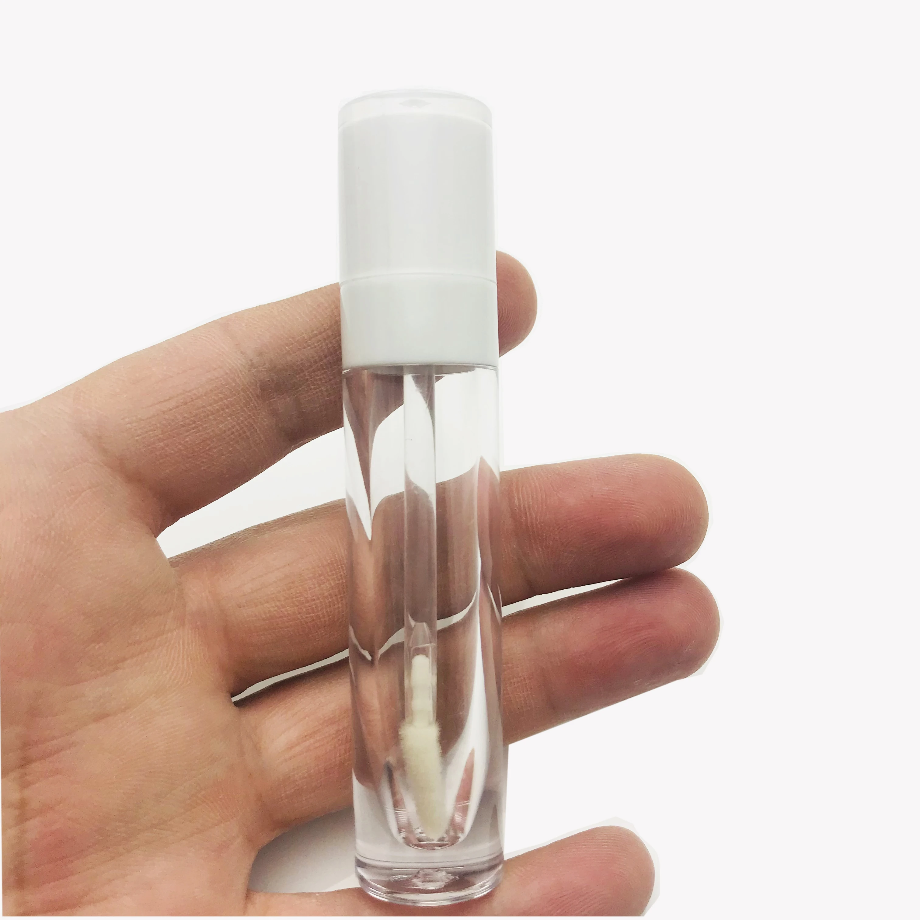 5ml Empty Lip Gloss Tube, DIY Plastic Elegant Liquid Lipstick Containers, 8ml Round Lipgloss Lip Balm Bottle