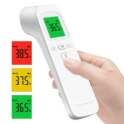 Enhanced Digital Infrared Forehead Thermometer with Backlit LCD Display for Non-Contact Temperature Measurement (Type 1)