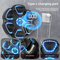 Upgrade Bluetooth music boxing target light gear adjustment boxing machine home fitness equipment boxing wall target 2