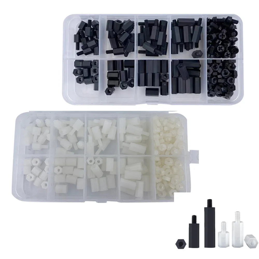 ARCELI 300pcs 3 Kit Distanziatore Per Dadi Con Distanziatore A Colonna