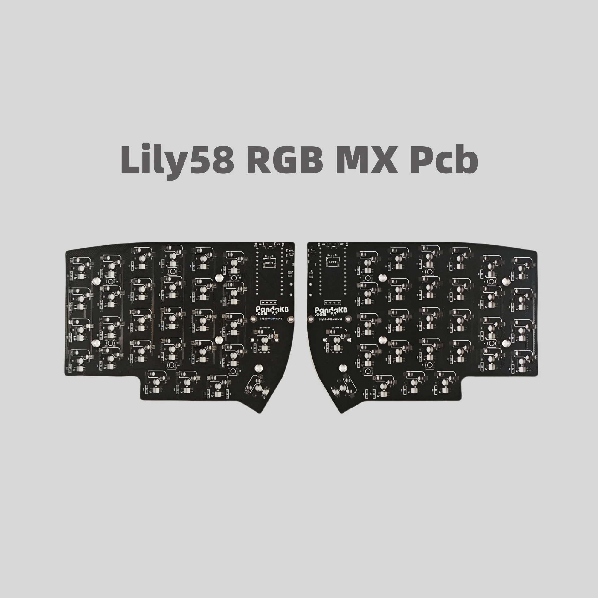 Lily58 RGB MX PCB キット分割キーボード PCB キットカスタマイズされ