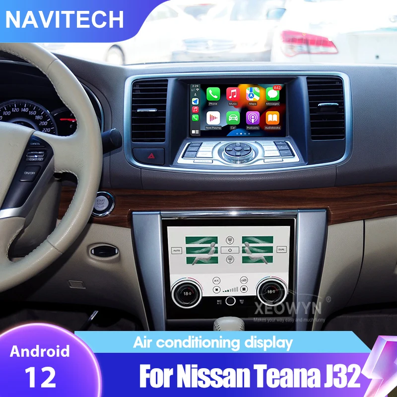 

New AC Panel For Nissan maxima for nissan teana for nissan murano Android LCD Rear Air Conditioning Board Touch Stereo Car Knob