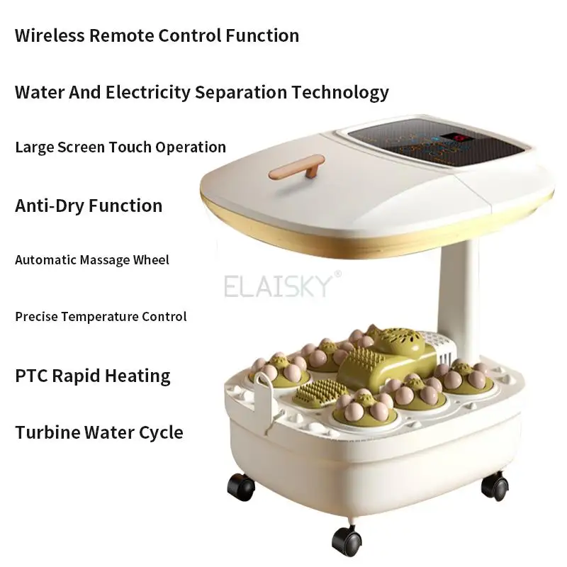 MaxKare Foot Spa Bath Massager With Heating Function Touch Screen Panel  Easy To Adjust Temperature Bubble Vibration - AliExpress