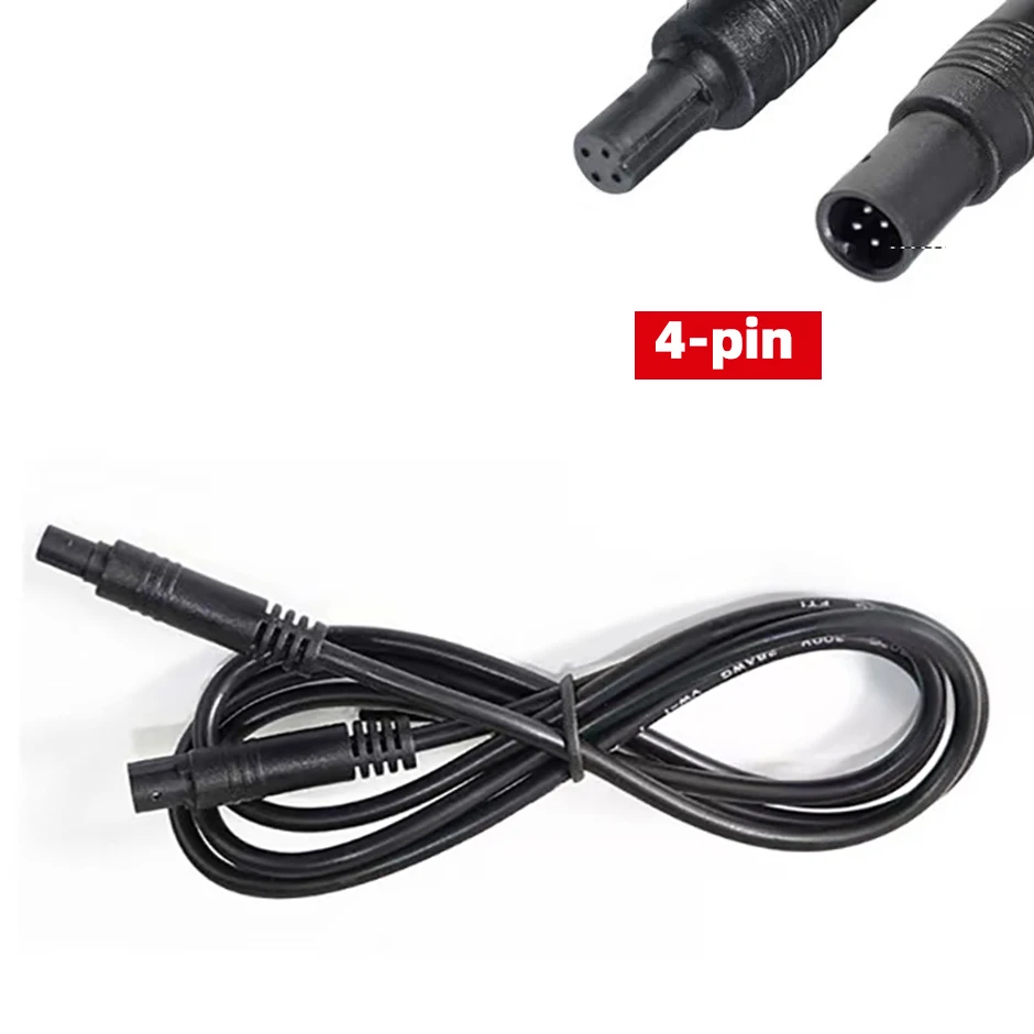 QXNY 4-Pin or 5-Pin Car DVR Camera Extension Cable 2M Male for Female Connector Cord for Dashcam Reverse Camera