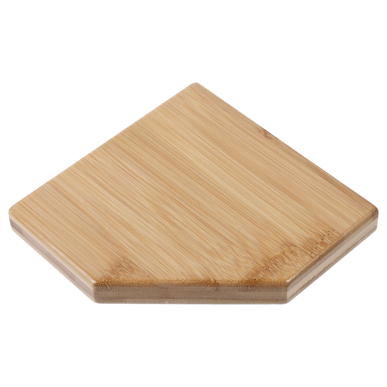 

1 Set Corner Wall Shelf Punch Free Bamboo Wall-mounted Floating Corner Shelf