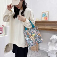 Fashionable Top-handle Bag with Cute Cat Pattern