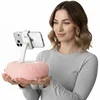 Plush Pillow Phone Stand Foldable Rotatable Car Sofa Bed Lazy Holder for Mobile Tablet