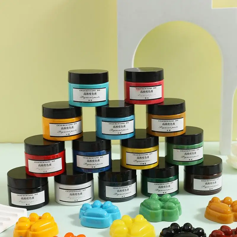 Experimental Pigment Liquid Silicone Color Paste Oily Solid Color DIY 50g
