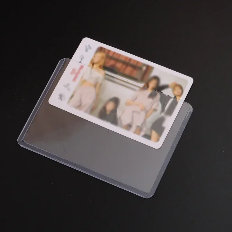 35PT Clear Toploaders Kpop Idol Photocard Sleeve 1/50Pcs Anti-scratch 3X4" PVC Card Holder