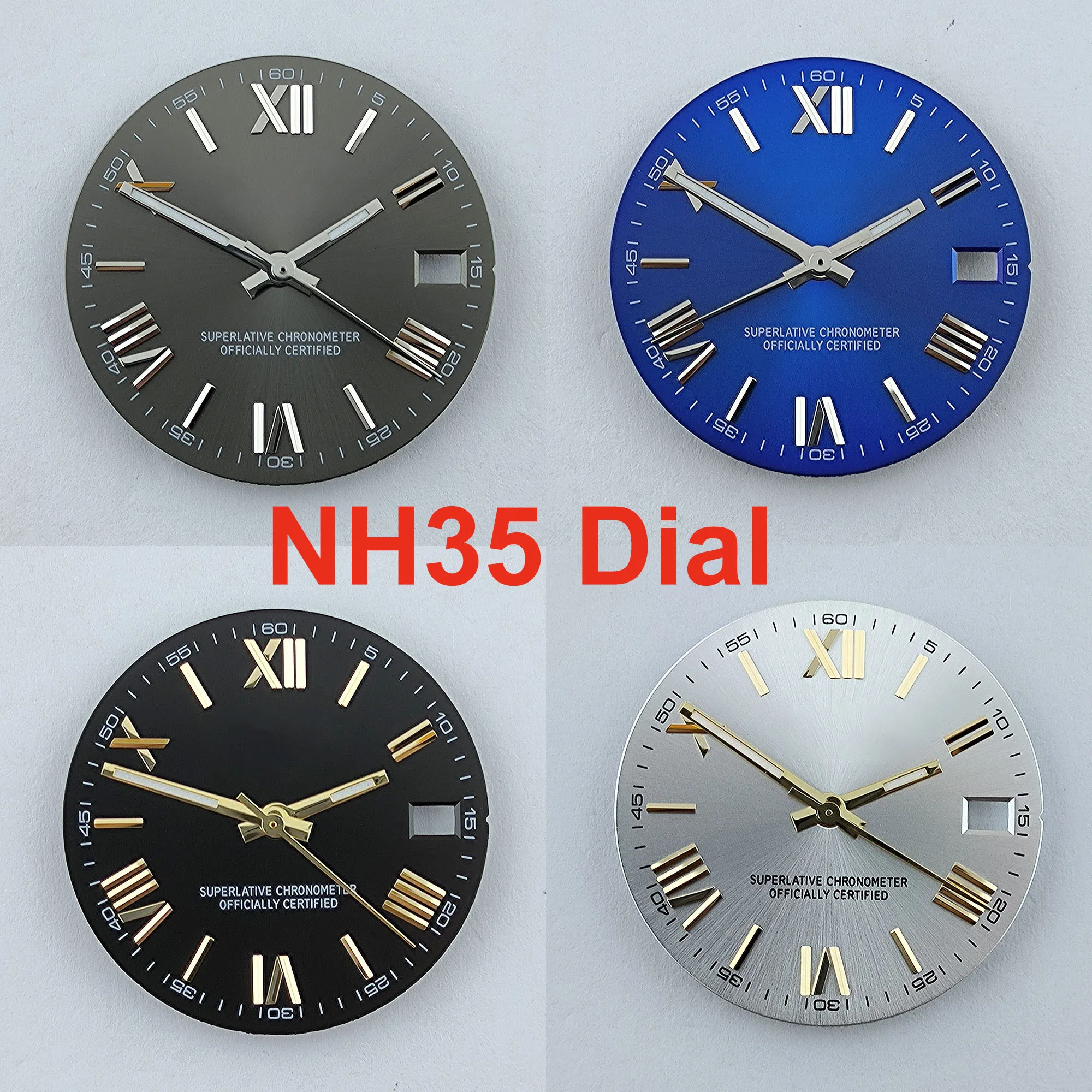 

NH35 dial 28.5mm S dial Rome letters dial fit NH35 NH36 movements watch accessories repair tool