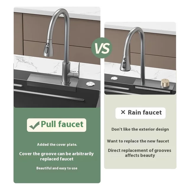 เปลี่ยนก๊อกน้ำอ่างล้างจานในครัวแบบก๊อกน้ำธรรมดาพร้อมการติดตั้งขนาดเดียวกันและการยืนยันการบริการลูกค้า 3