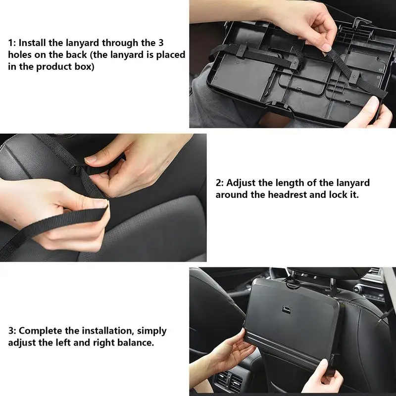 Car Seat Tray Table Car Back Seat Travel Tray Working Desk Multifunctional  Car Seat Organizer With Cup Phone Holder For Working - AliExpress
