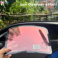 Solar Tint Film Ghost Rose Red Chameleon VLT78% Windscreen Foils Car Front Rear Window Tint Windshield Protection 3