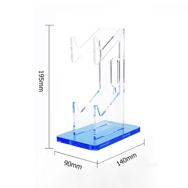 Acrylic Gamepad Display Stand Dual Controller Stand Gaming Handle Holder Bracket for PS4/Xbox Series/NS Series