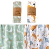 Kangobaby #My Soft Life# 2pcs Set 100% Cotton Baby Muslin Swaddle Blanket Newborn Bath Towel Infant Wrap 2