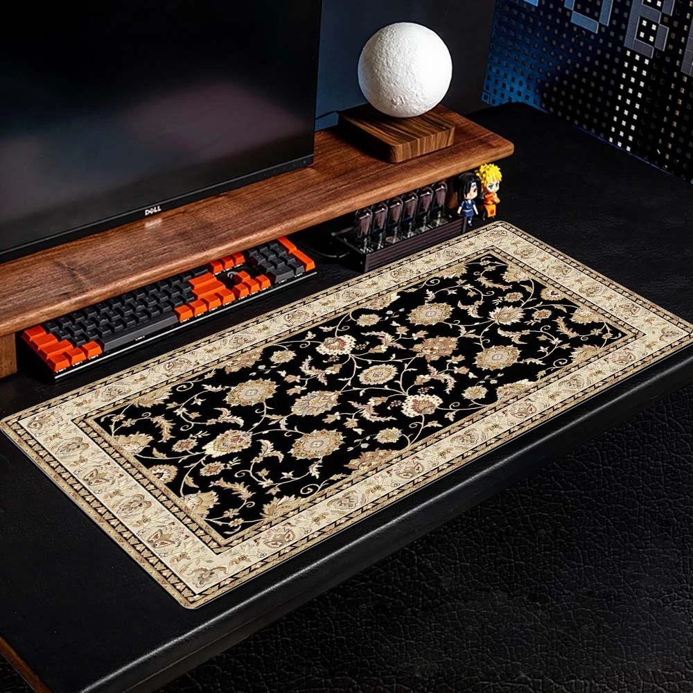 Printed Europeanstyle Jacquard Computer Desk Pad, Gaming Keyboard Pad