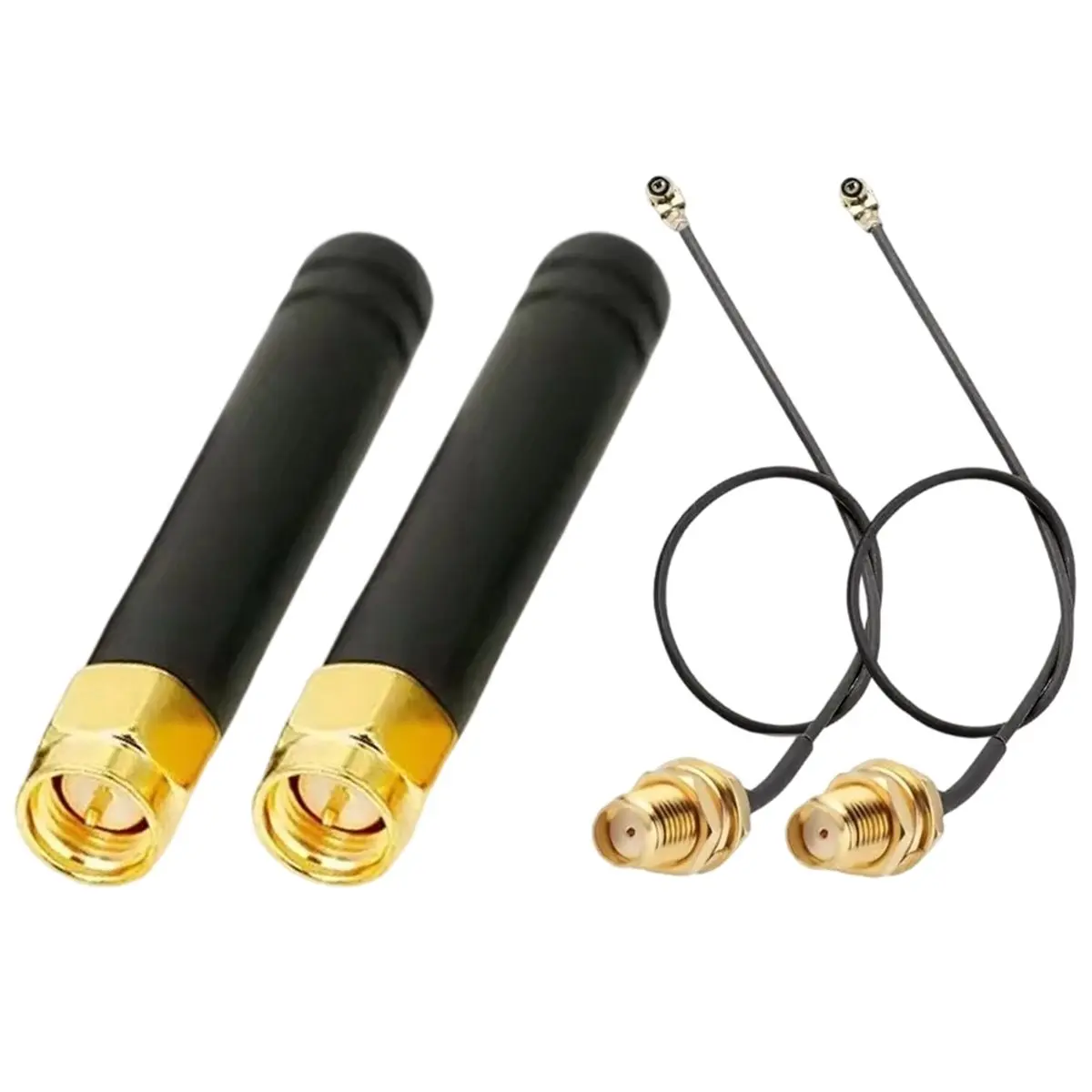 L77A 2PCS 868Mhz-915MHz Meshtastic LoRa 안테나(I-P-E-X1-SMA 커넥터 포함) Lora 보드 Lora32 V4 WiFi Lora32용