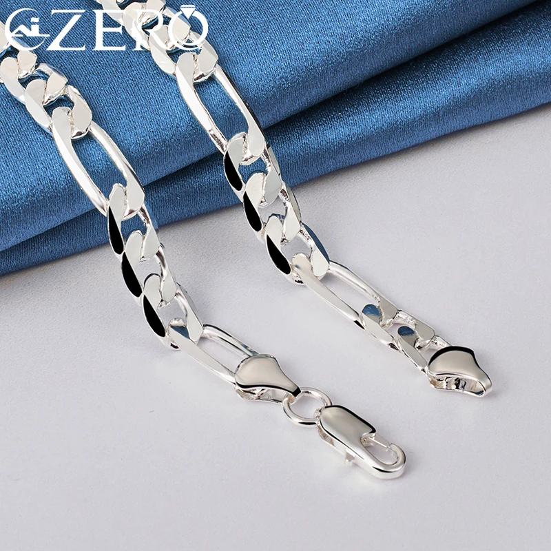 Hot de Alta Qualidade 925 Sterling Silver 16/18/20/22/24 Polegadas 