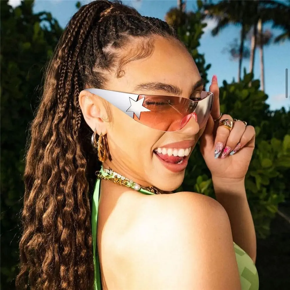 Y2K Rimless Sunglasses Women Men Oversized Trendy Wrap Around Sunglasses Punk One Piece Goggles Sports Sun Glass Shades_voghion.com