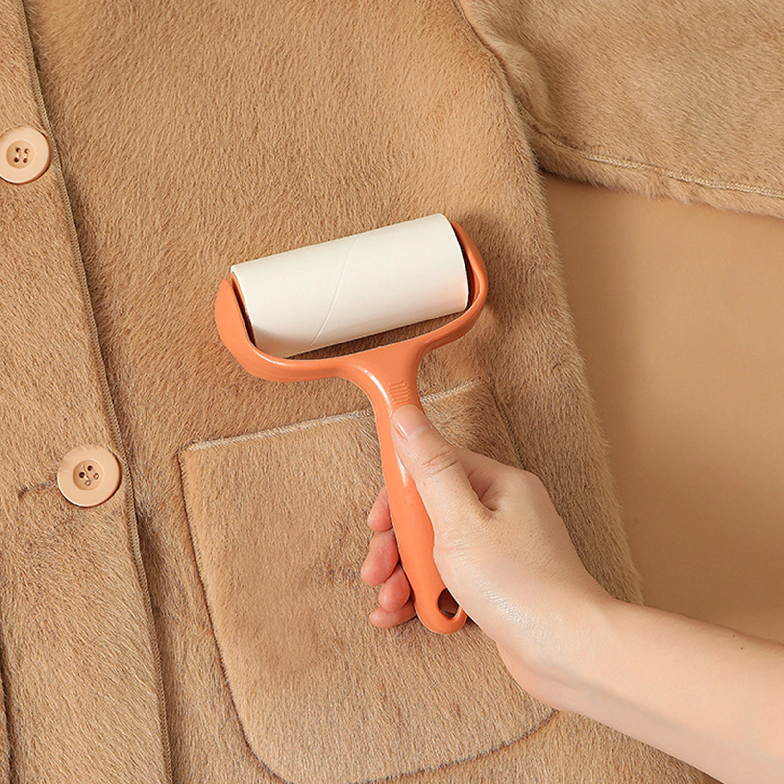Pet hair remover,lint roller Pet Hair Removal Strong Fluff Sticky Roller Cleaning Dog Cat Hair Brush Dust Removal Carpet Roller Replaceable Sticky Paper
