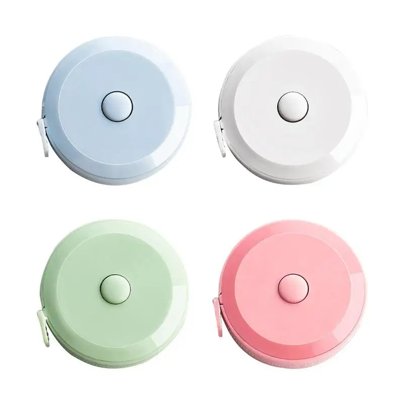Portable Retractable Tape 200cm mini Measure for Body Fabric Sewing Tailor Cloth Measure Waist tape measure measuring tape measuring ruler