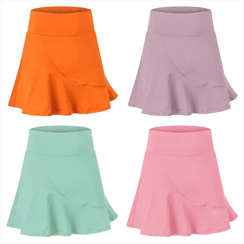 Women's Tennis Culottes Cycling Sports Shorts Skirt Cheerleaders Skorts Anti Exposure Running Badminton Training Outdoor Fitness