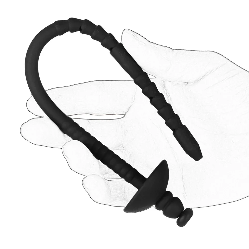 Penis Sex Toys Urethral Sounding Rod Silicone Penis Insert Plug Male Urethra Dilator Masturbation Stimulation Massager Tool