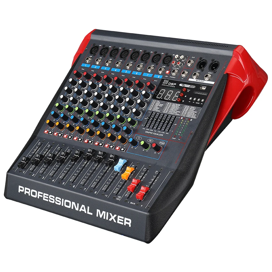 

Professional Factory Professional Power Audio Mixer, 6Channel Big Power Audio Mixer With Amplifier