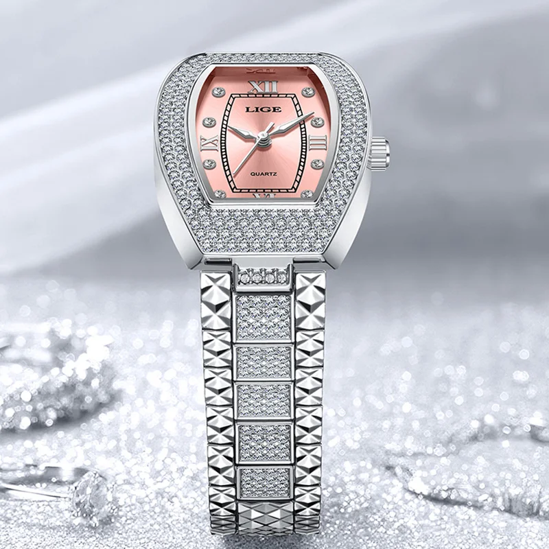 LIGE Women's Wristwatch Luxury Brand Watch for Women Elegant Bracelet Waterproof Fashion Quartz Ladies Watches Reloj Para Mujer