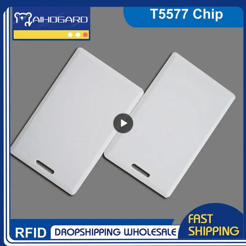 

T5577 Blank Card RFID Chip Cards 125 Khz Copy Rewritable Writable Rewrite Duplicate 125Khz RFID T5577 Writable Thick