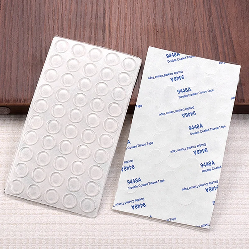 

Door Stops Self Adhesive Silicone Rubber Pads Cabinet Bumpers Rubber Damper Buffer Cushion Furniture Dots Hardware