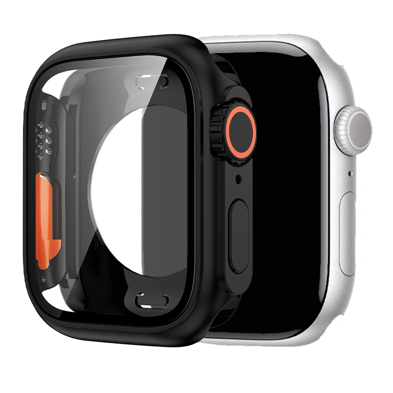 Premium Hard PC Case with Tempered Glass Screen Protector