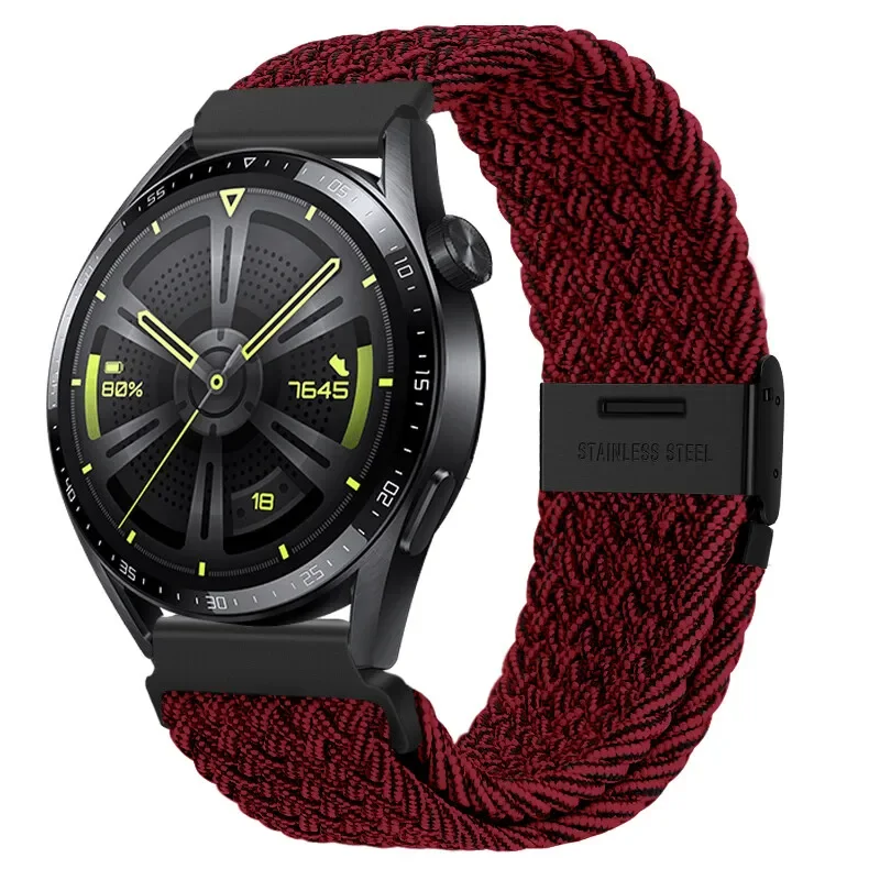 Braided Elastic Bracelet 20/22mm Smartwatch Strap