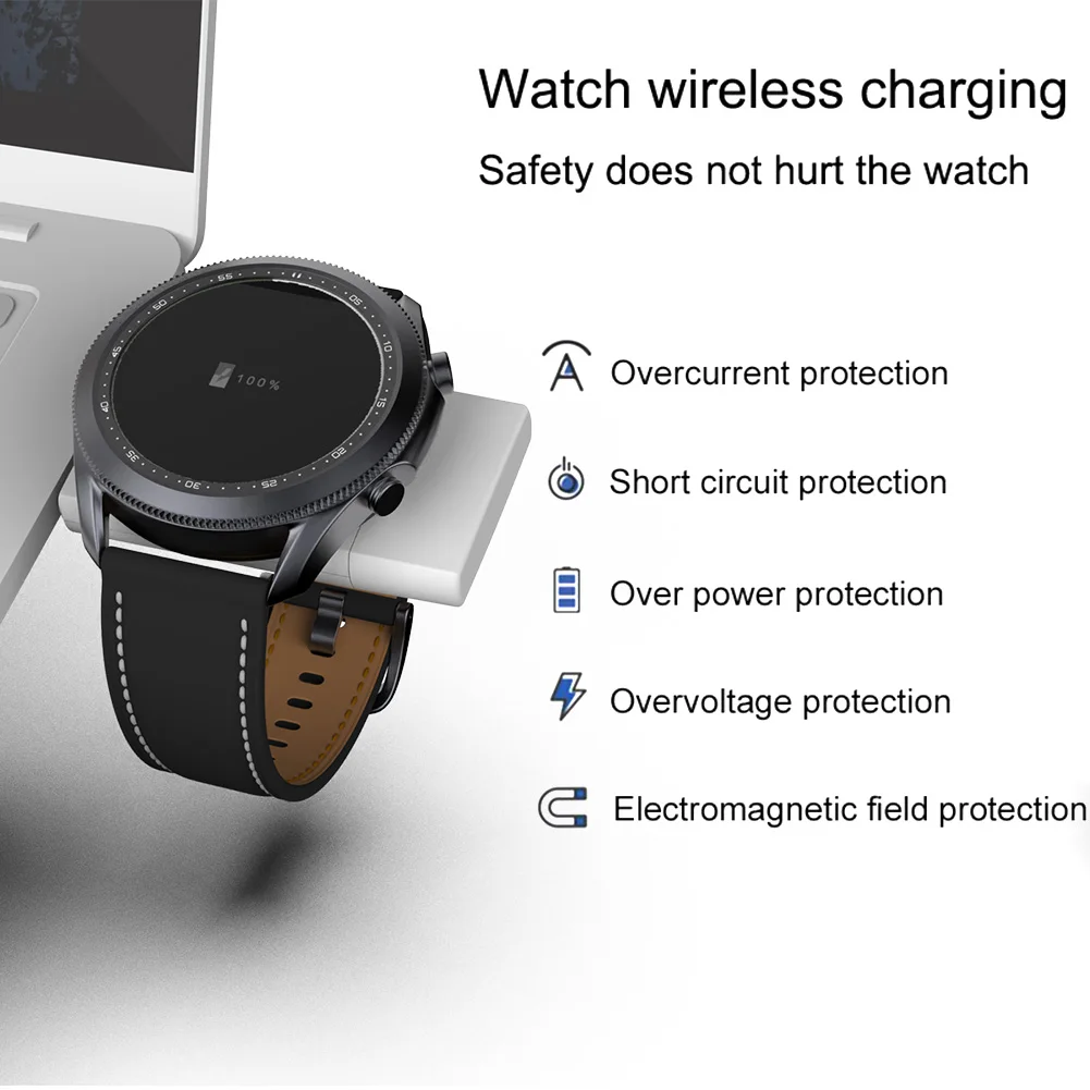 2 in 1 Watch Charging Dock for Samsung Galaxy Watch5 Pro / Apple Watch Ultra/8 Wireless