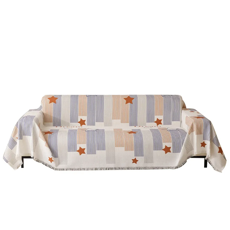 Waffle Sofa Towel Bohemian Sofa Cover Fabric Premium Sofa Mat Four Seasons Universal Sofa Cover Mat Modular Sofa Sofa Cloth 2