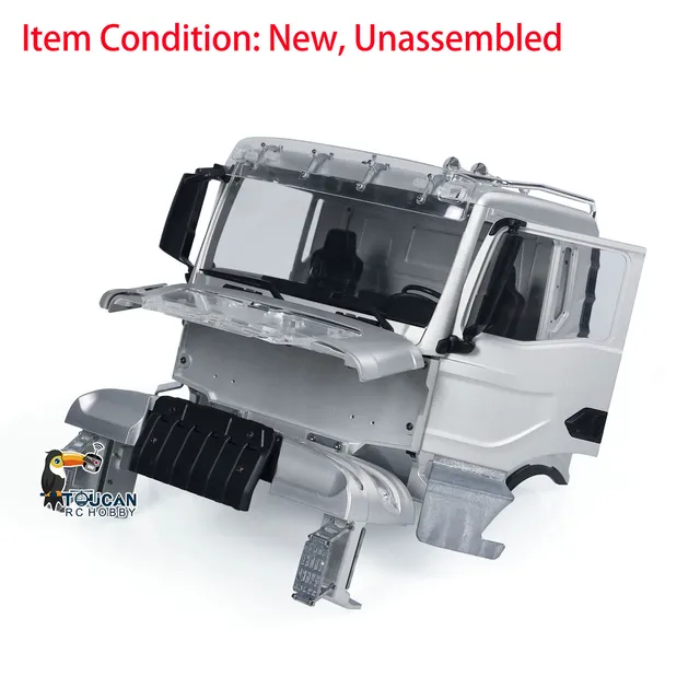 １/１４　キャビン Aluminum Alloy Euro6 MAN Cabin Sheel for 1/14 Tamiya Rc