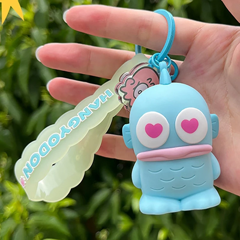 

Брелок Sanrio Hangyodon, аниме, детские игрушки, модель, брелок, милые брелоки Детская Подвеска, женские сумки, брелок, подарки на день рождения