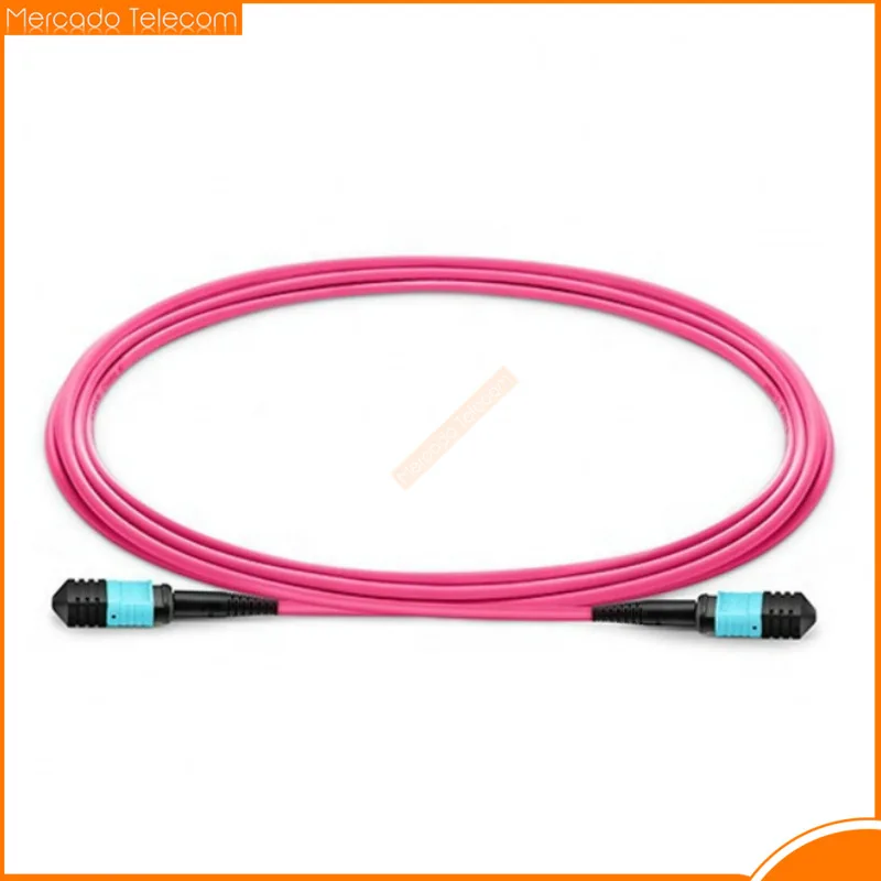 

30m MPO Fiber Patch Cable OM4 UPC jumper Female to Female 12 Cores Patch Cord multimode Trunk Cable,Type A Type B Type C