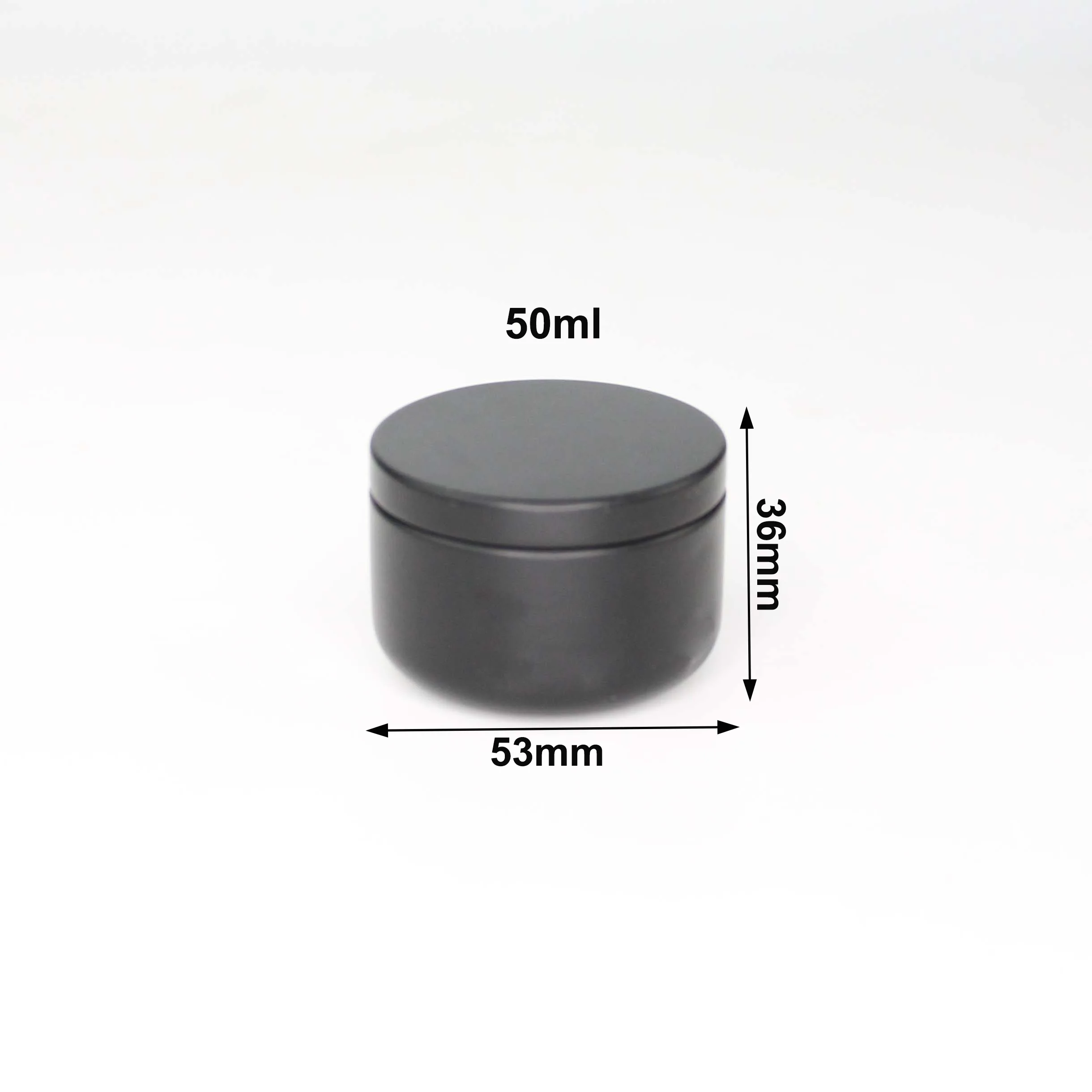 양초 차 용기에 대 한 뚜껑을 가진 20 개/몫 50g 알루미늄 라운드 상자 빈 항아리 저장 냄비 리필 크림 화장품 용기